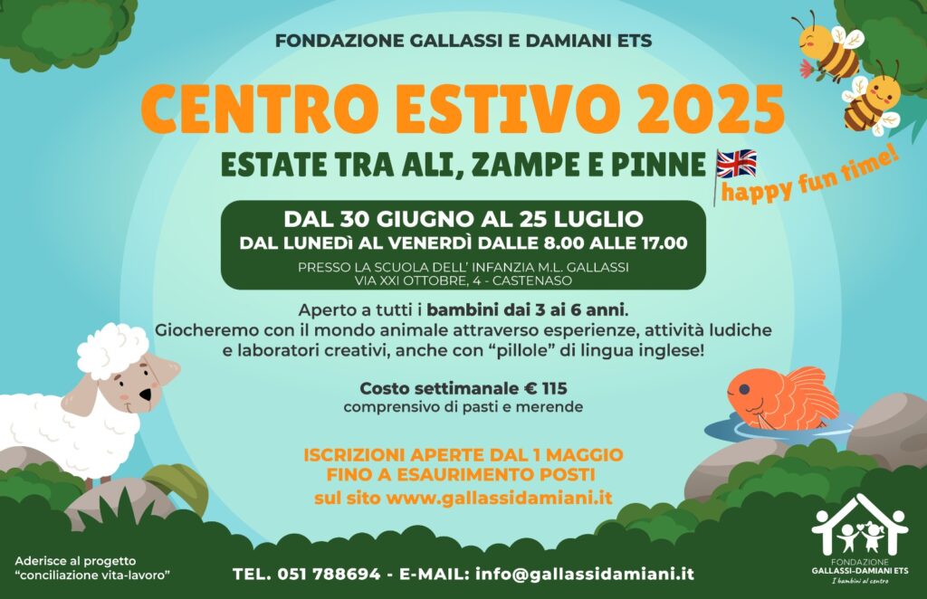 volantino centro estivo 2025 per sito